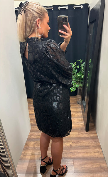 Sparkle dress - black