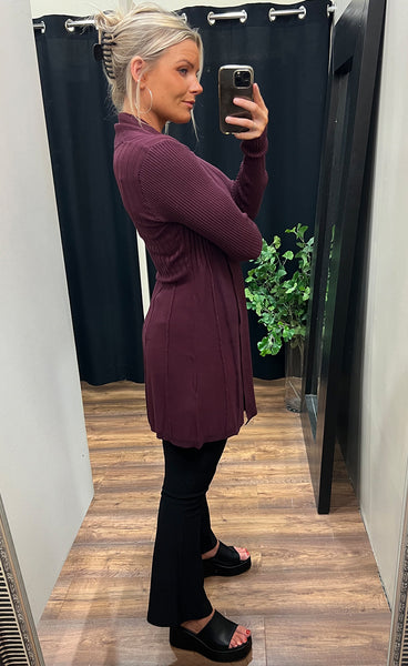 Zubasic cardigan - plum