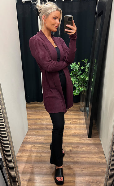 Zubasic cardigan - plum