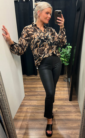 Adela blouse - black