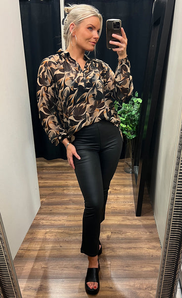 Adela blouse - black