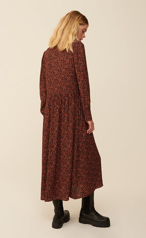 Shazzer kjóll - cassius cedar print