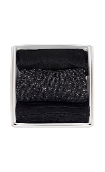 Fransa socks - black mix