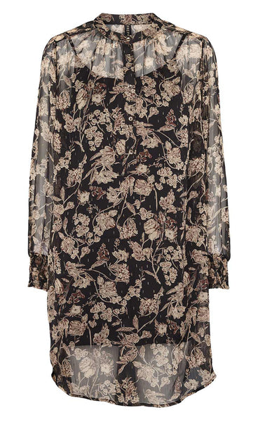 Paige skyrtukjóll - black