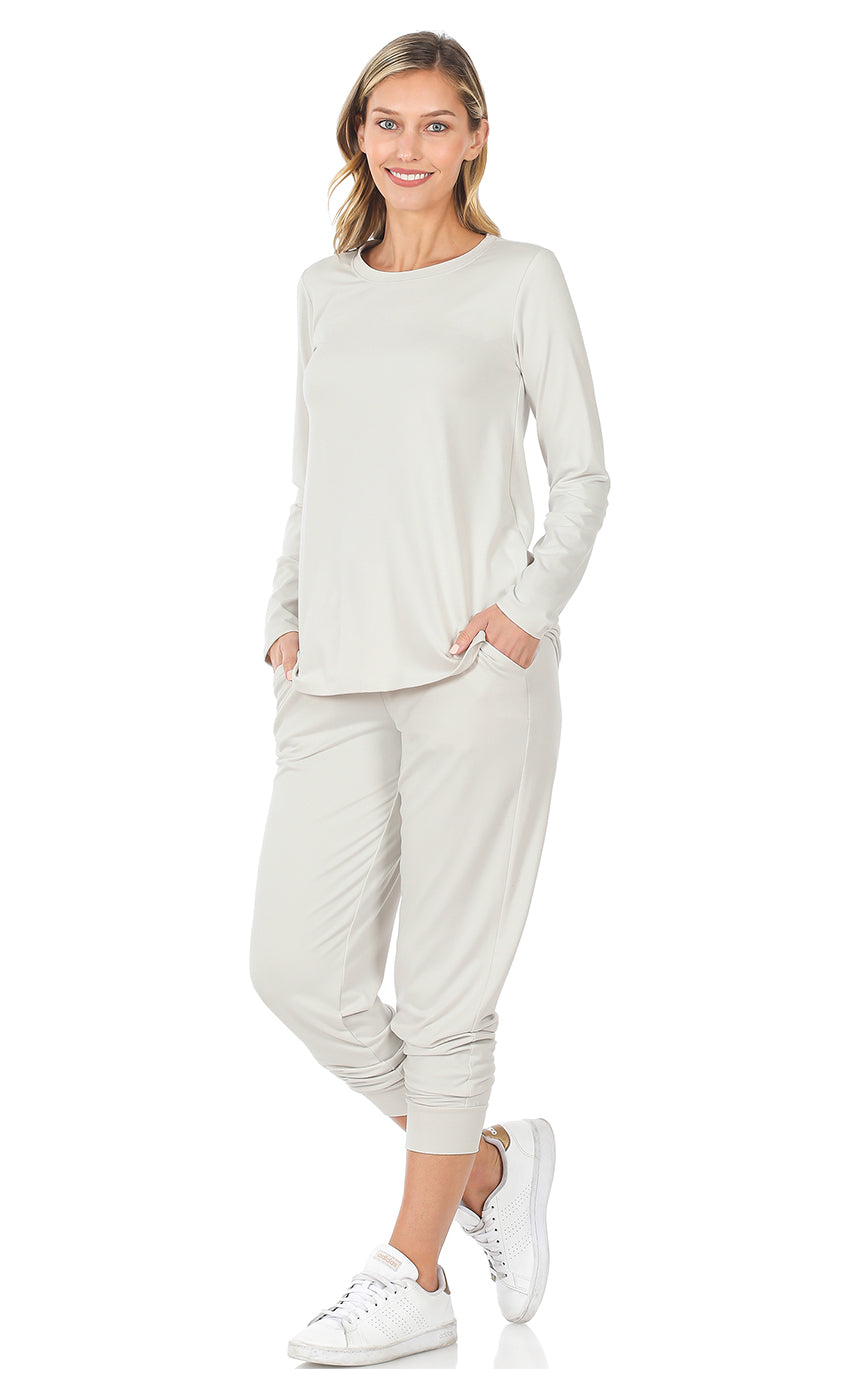 Lea MICROFIBER kósýgalli - bone