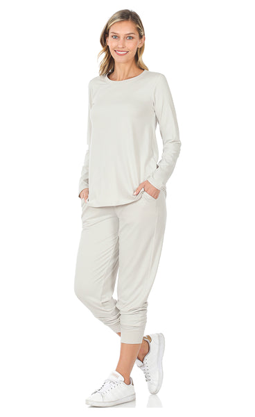 Lea MICROFIBER kósýgalli - bone