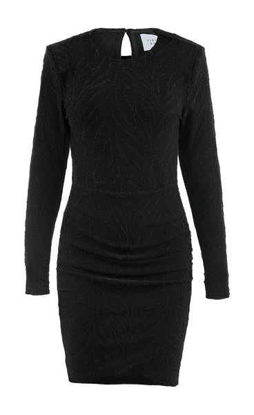 Vixa dress - black glitter
