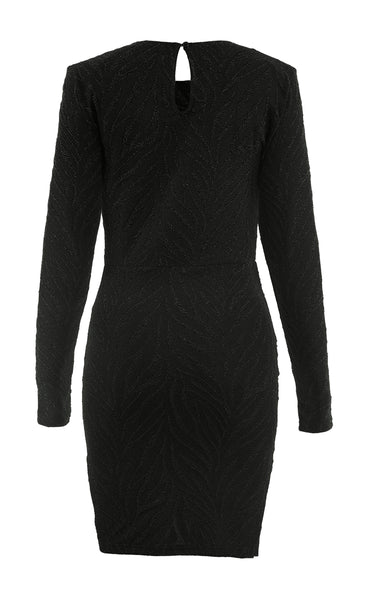 Vixa dress - black glitter
