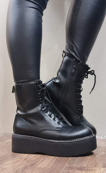 Ökklaskór 7672 - svartir