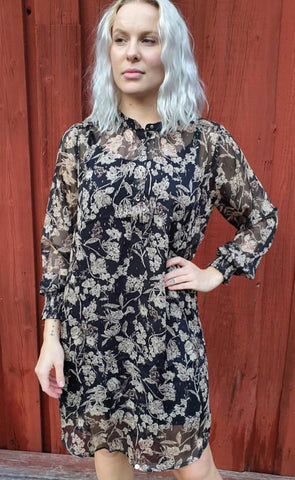 Paige skyrtukjóll - black