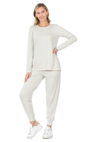 Lea MICROFIBER kósýgalli - bone