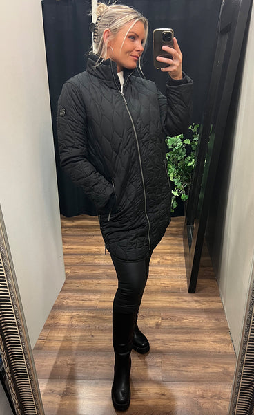 Quilt jacket - black