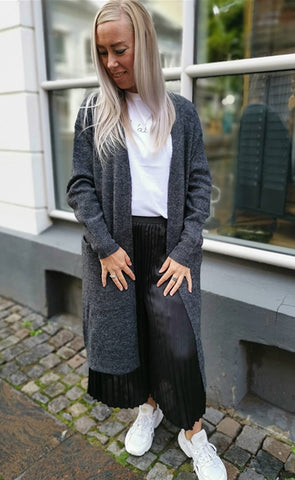 Maren jakkapeysa - charcoal