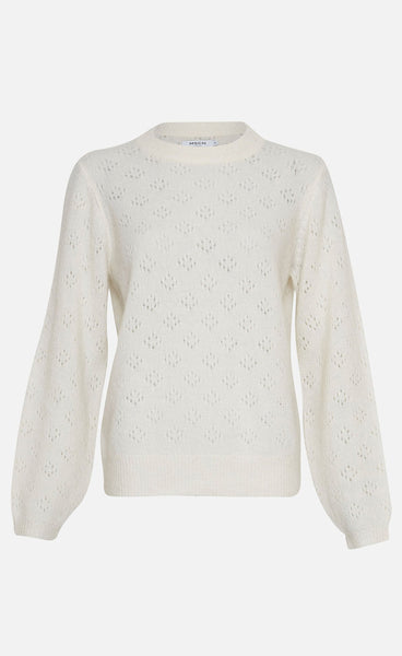 Solunna mohair peysa - vanilla ice