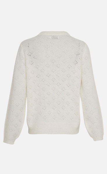 Solunna mohair peysa - vanilla ice