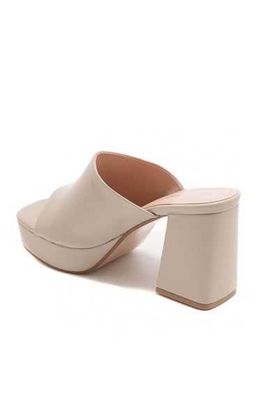 Hælaskór 6886 - beige