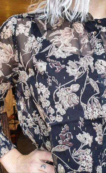 Paige skyrtukjóll - black