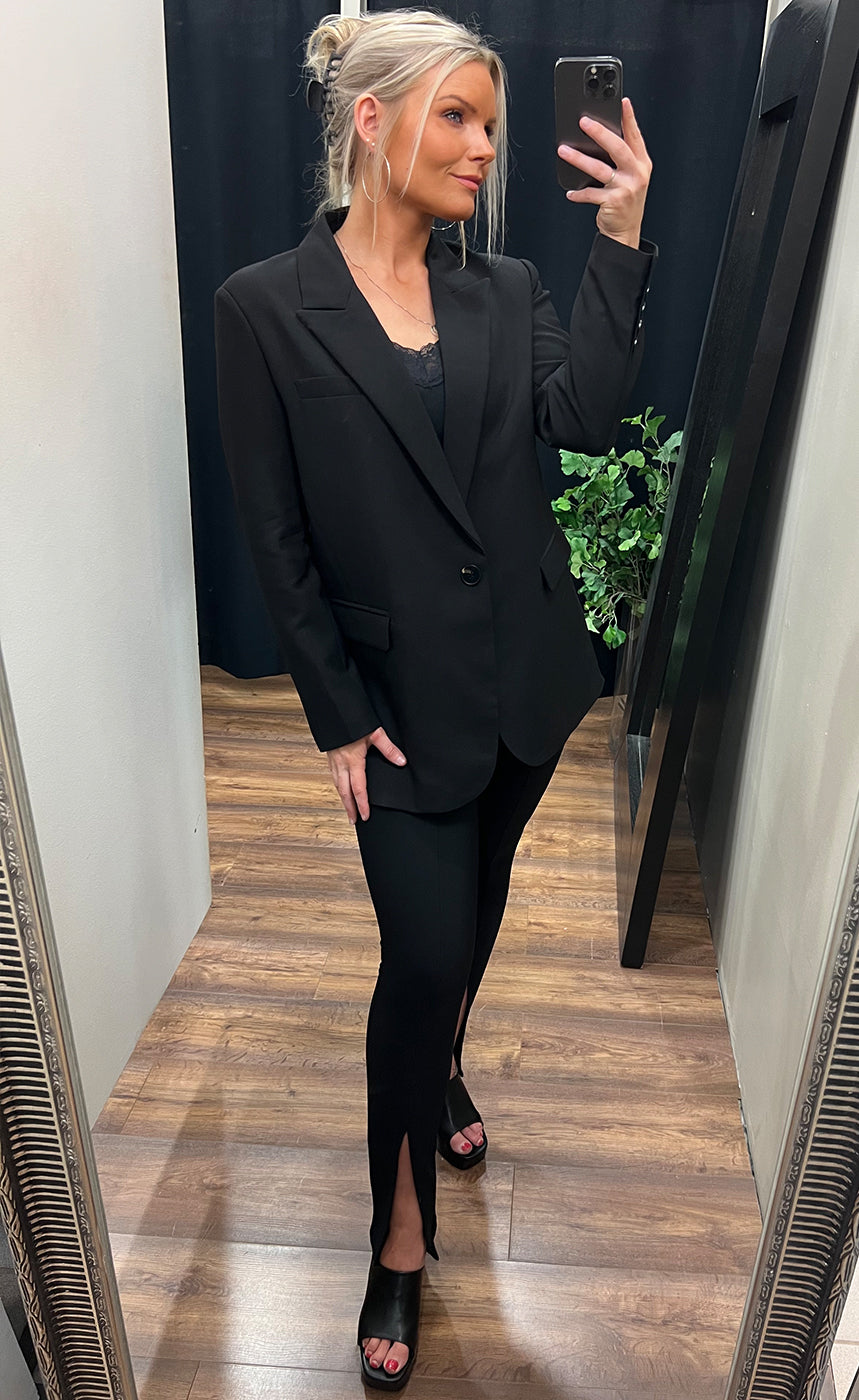 Nana oversized blazer - black