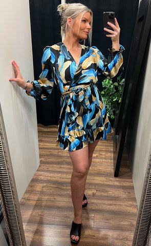 Juliette dress - black mix