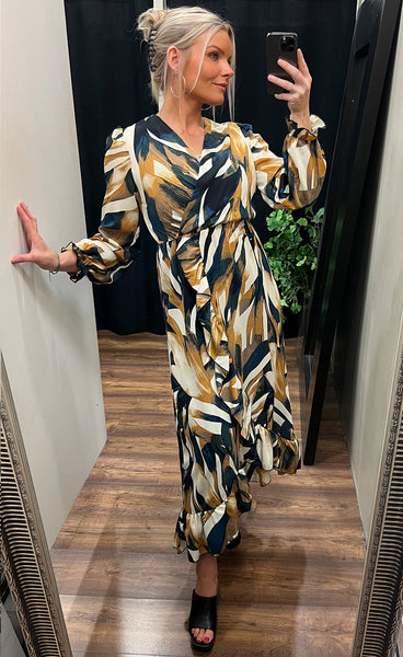 Julia dress - yellow mix