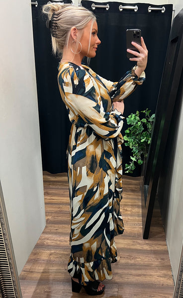 Julia dress - yellow mix