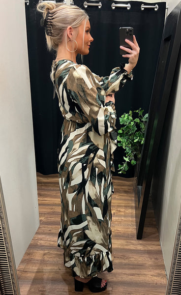 Julia dress - green mix