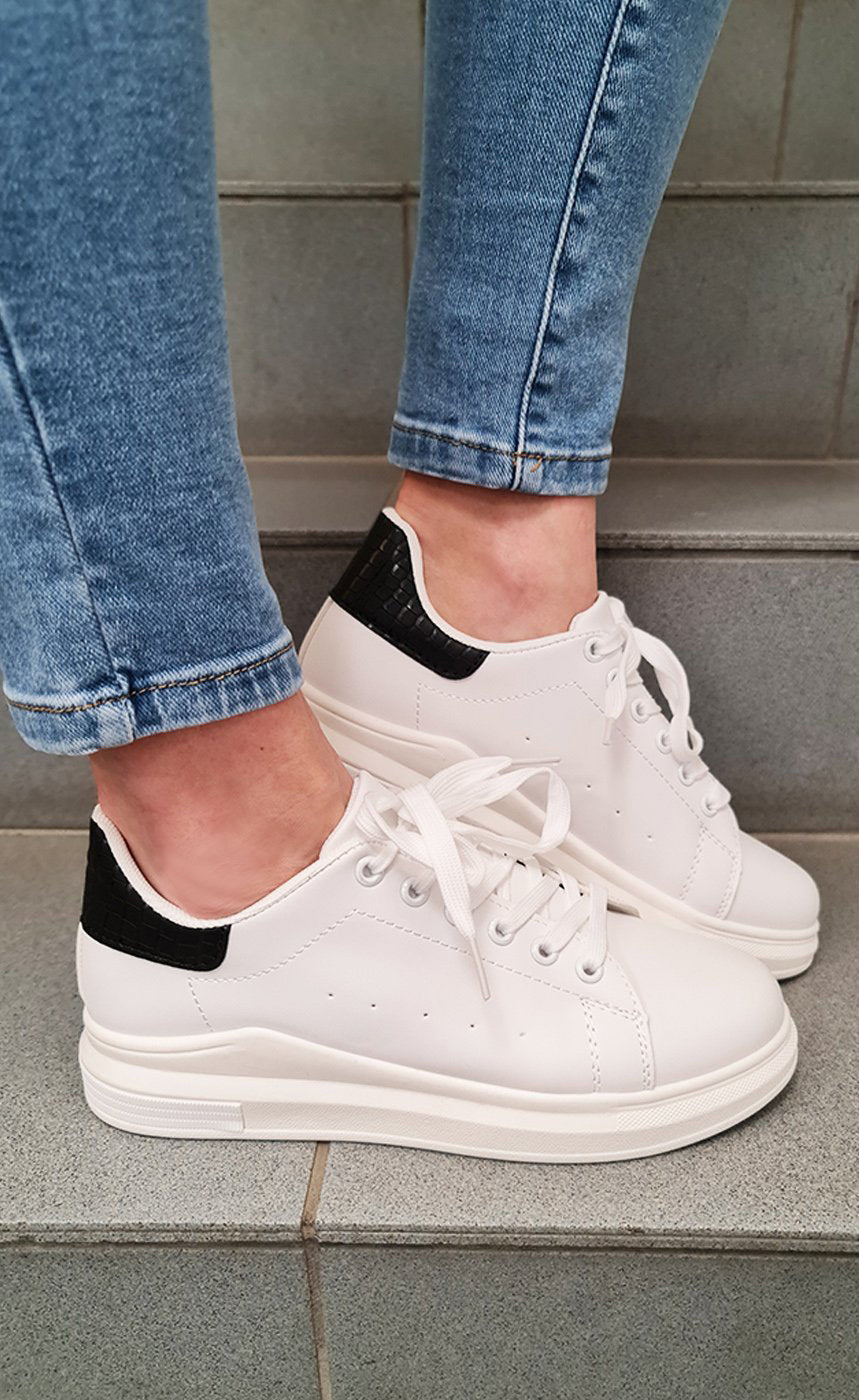 Strigaskór 1907 - white/black