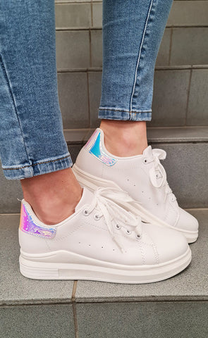 Strigaskór 1907 - white/silver