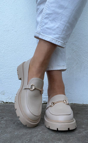 Mokkasínur 931 - beige