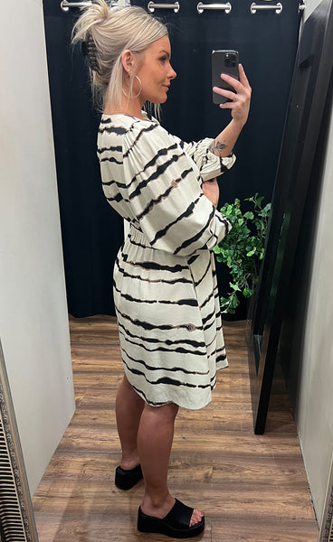 Florella dress - pelican stroke