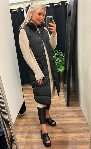 Kaysa waistcoat - black