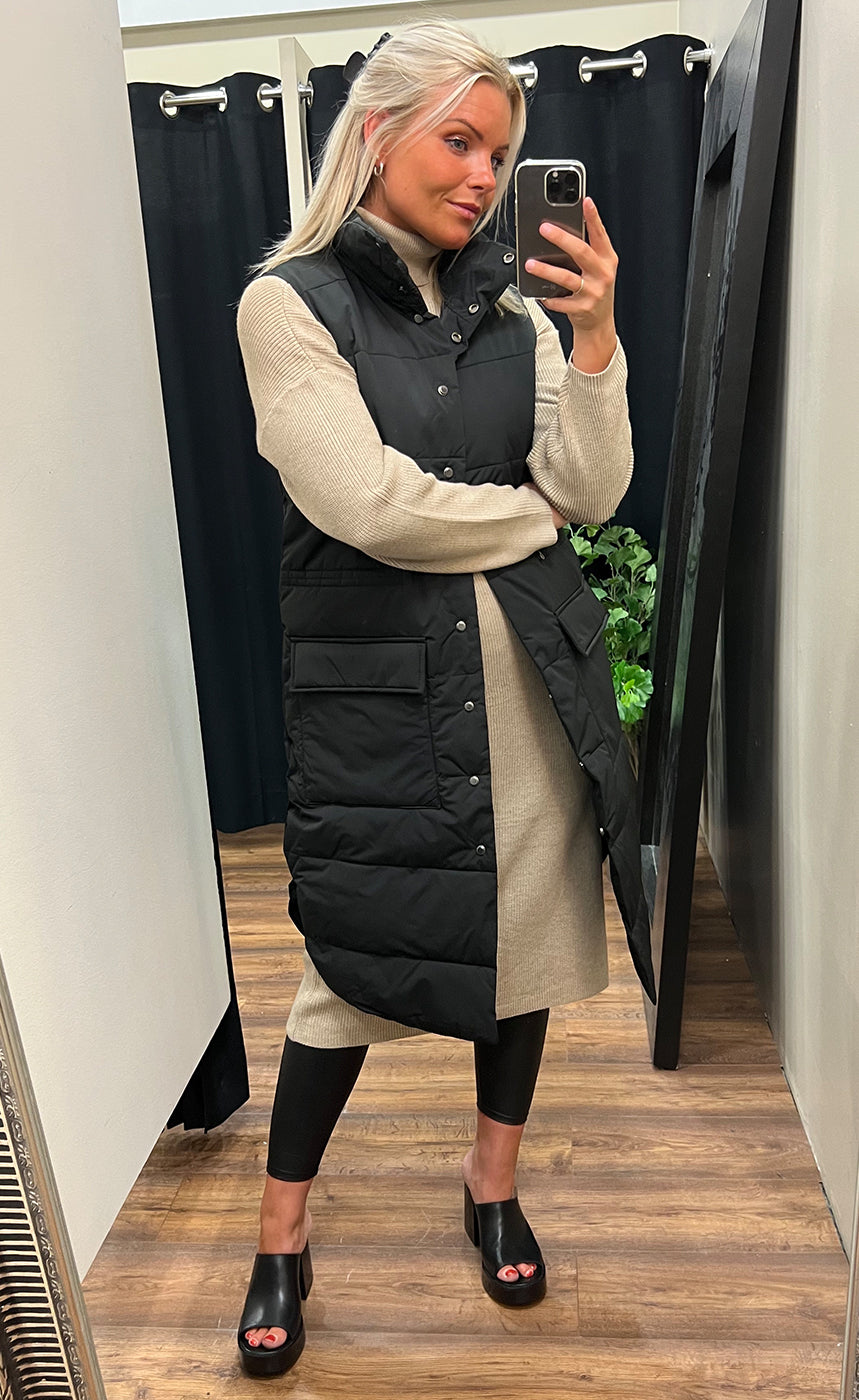 Kaysa waistcoat - black