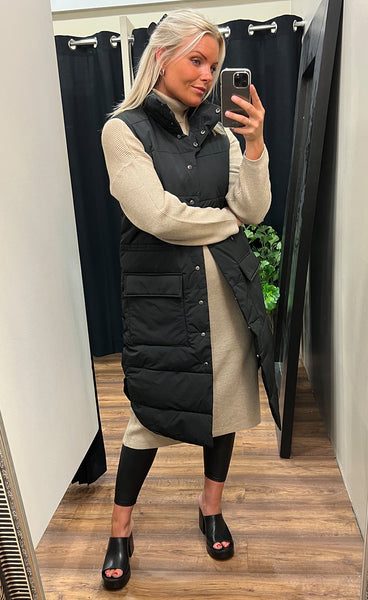 Kaysa waistcoat - black