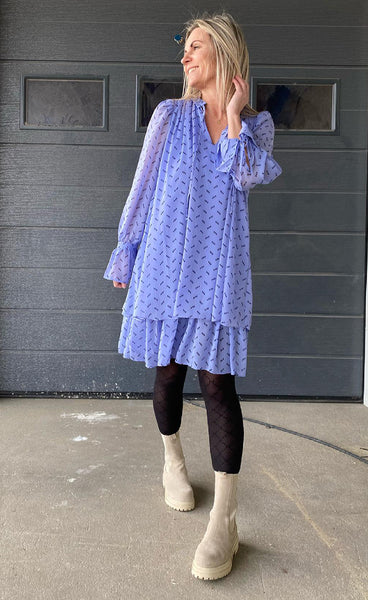 Melinna kjóll - tamrina lilla print