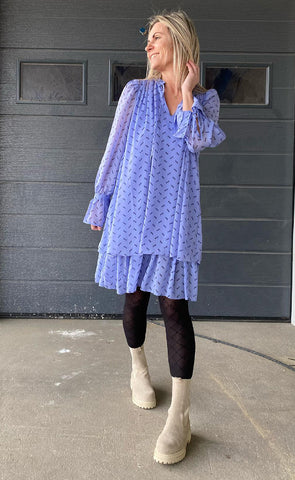 Melinna kjóll - tamrina lilla print