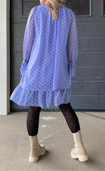 Melinna kjóll - tamrina lilla print