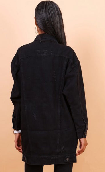 Denim jakki - svartur