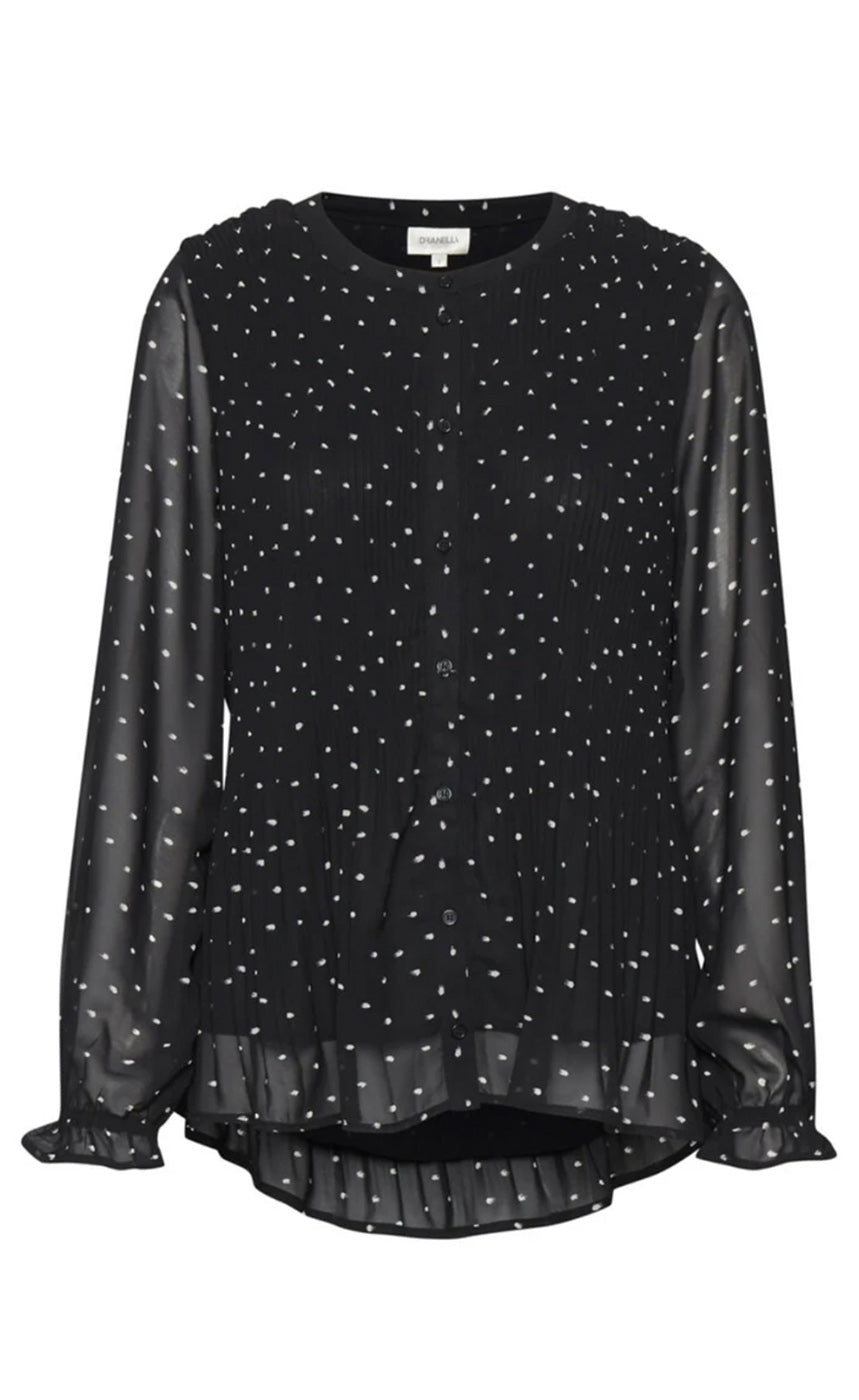 Drisel blússa svört