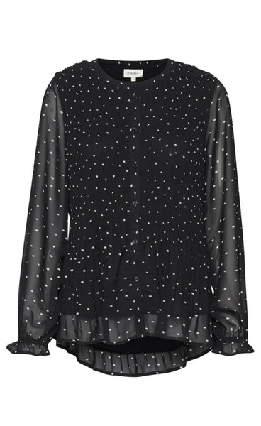 Drisel blússa svört