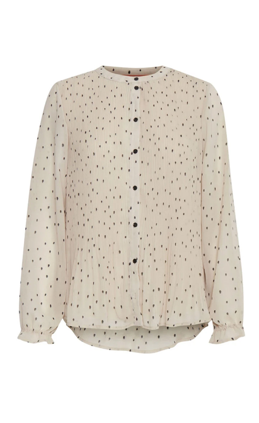 Drisel blússa kremuð