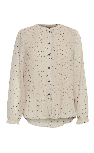 Drisel blússa kremuð