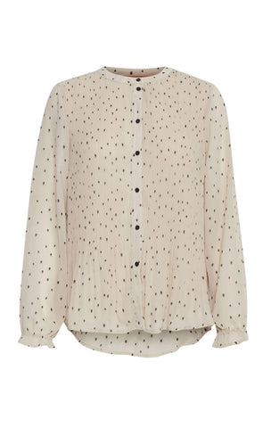 Drisel blússa kremuð